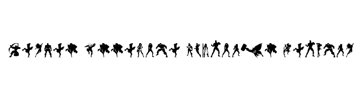 Heroes Assemble Dingbats Regular Font