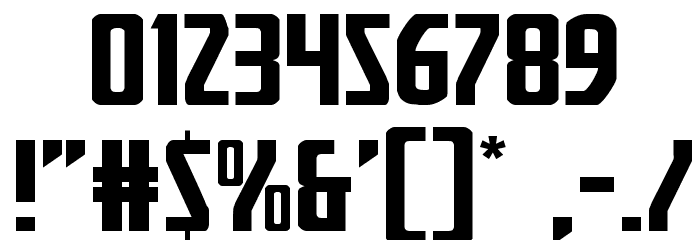 Heroes Assemble Expanded Font OTHER CHARS