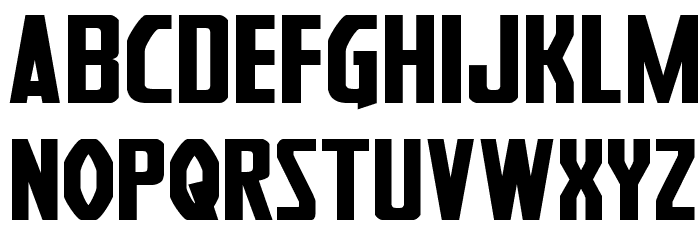 Heroes Assemble Expanded Font LOWERCASE