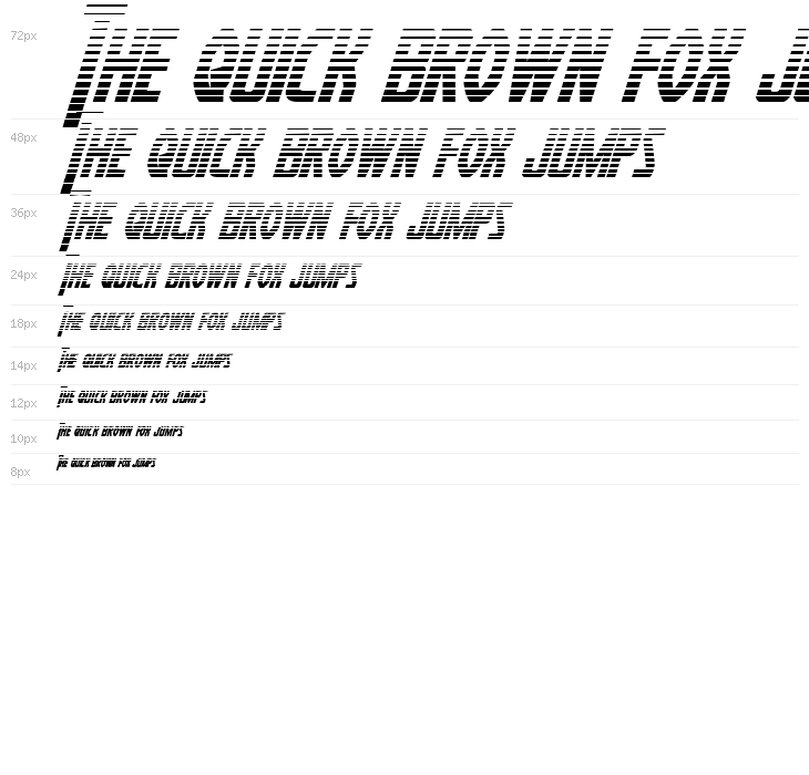 Heroes Assemble Gradient Italic Waterfall