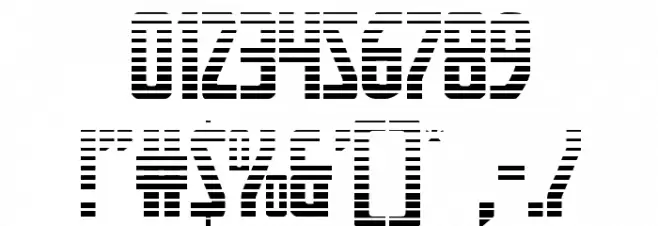 Heroes Assemble Gradient Regular Font OTHER CHARS