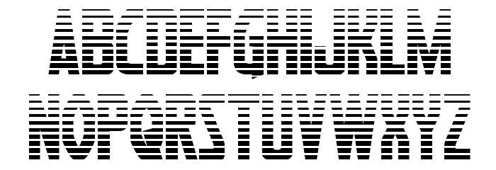 Heroes Assemble Gradient Regular Font LOWERCASE