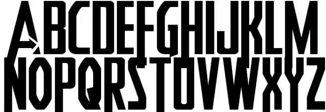 Heroes Assemble Regular Font Litere mari