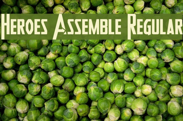 Heroes Assemble Regular Example 2