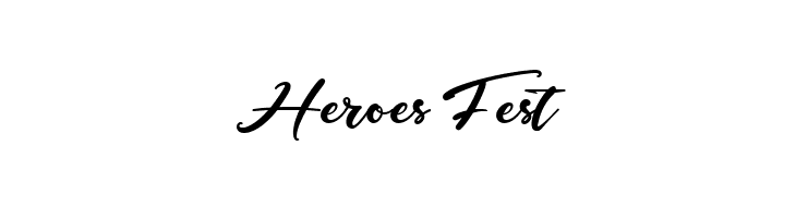 Heroes Fest  Frei Schriftart Herunterladen