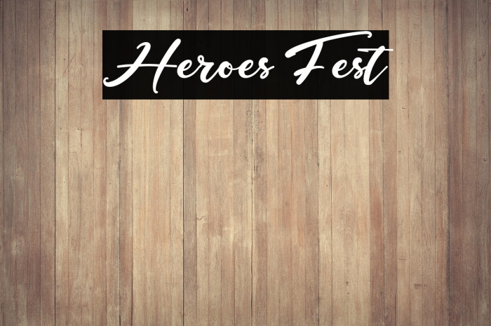Heroes Fest Example 1