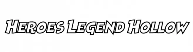 Heroes Legend Hollow  les polices de caractères gratuit tlcharger