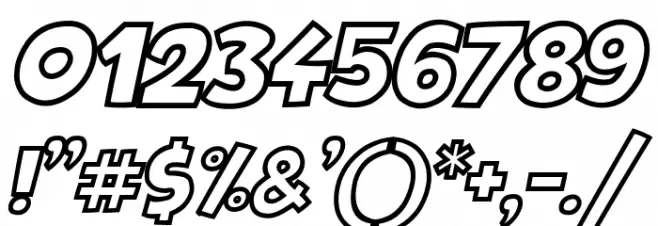 Heroes Legend Hollow Font OTHER CHARS