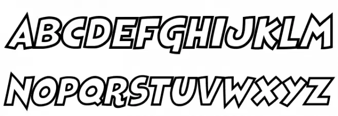 Heroes Legend Hollow Font LOWERCASE