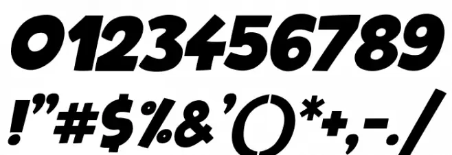 Heroes Legend Font OTHER CHARS