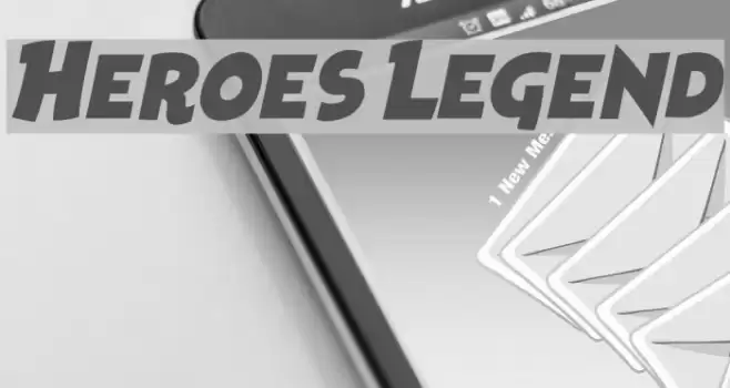 Heroes Legend Font examples