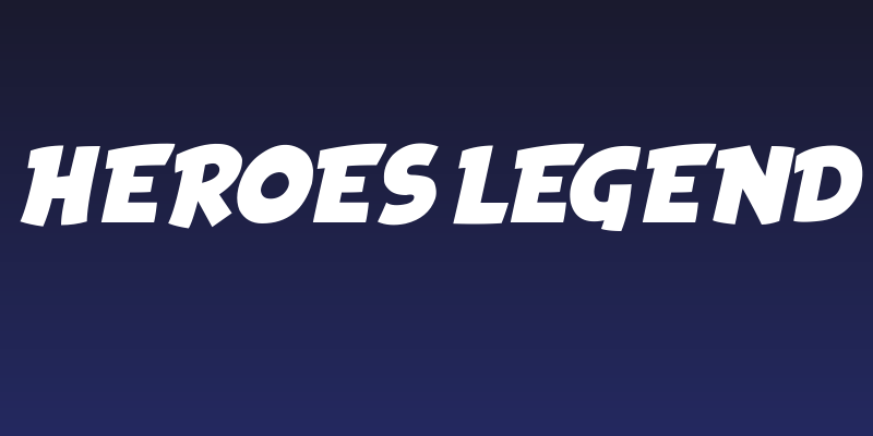 Heroes Legend Social Header
