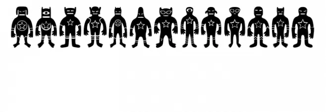 Heroez Regular Font Litere mari
