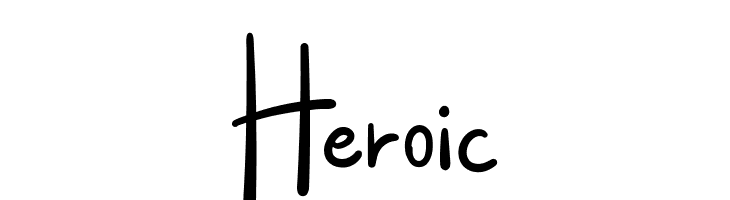 Heroic  font caratteri gratis