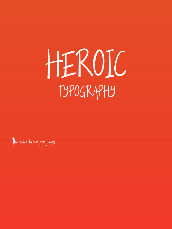 Heroic Poster