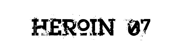 Heroin 07  Descarca Fonturi Gratis