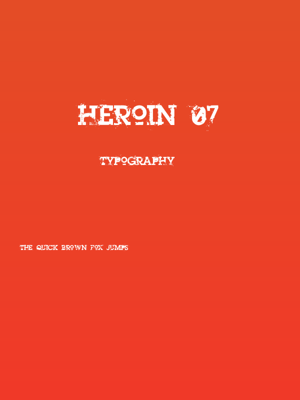 Heroin 07 Poster