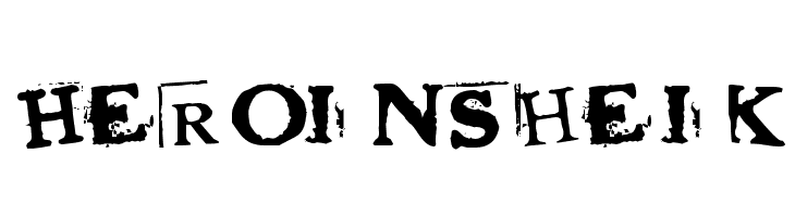 HeroinSheik  Frei Schriftart Herunterladen