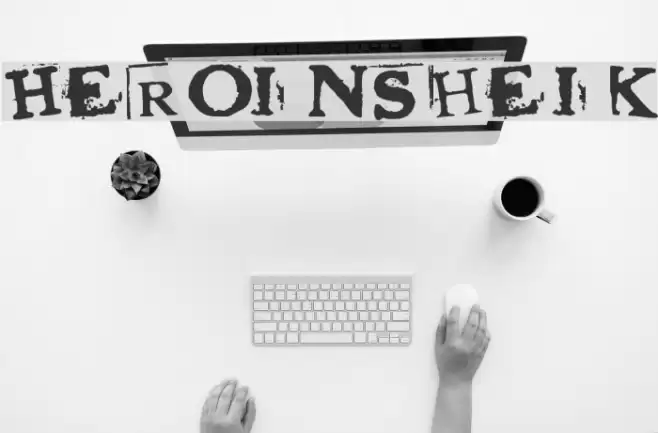 HeroinSheik Font examples