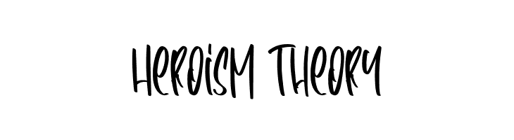 Heroism Theory  免费字体下载