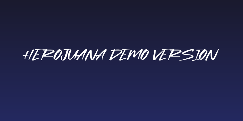 Herojuana Demo Version Social Header