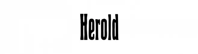 Herold  免费字体下载
