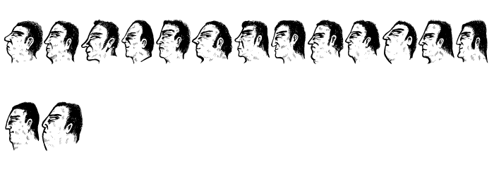 Herr Regular Font LOWERCASE