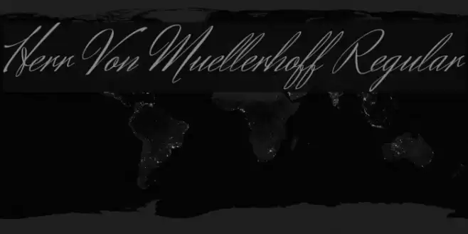 Herr Von Muellerhoff Regular Font examples