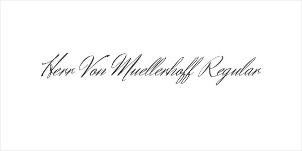 Herr Von Muellerhoff Regular Logo