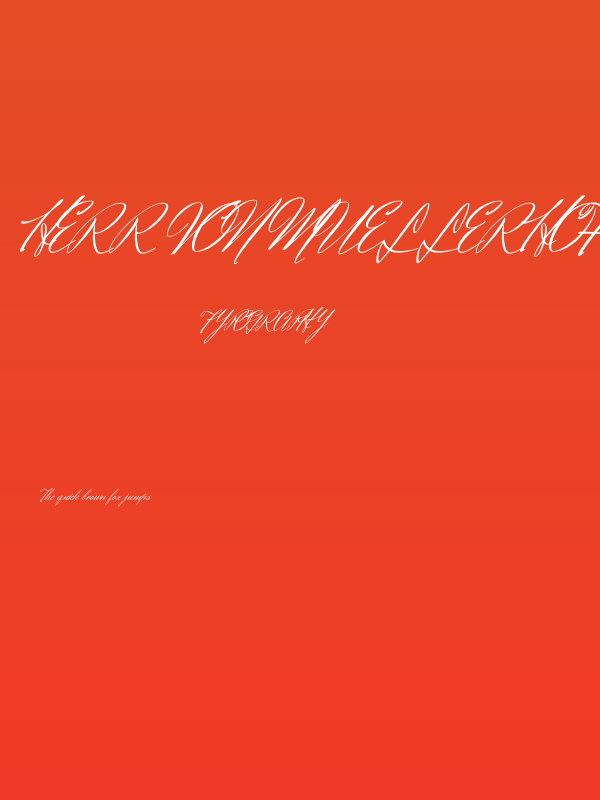 Herr Von Muellerhoff Regular Poster