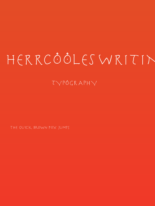 HerrCoolesWriting Poster