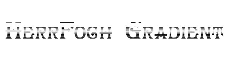 HerrFoch Gradient Font