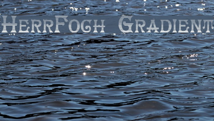 HerrFoch Gradient Font examples