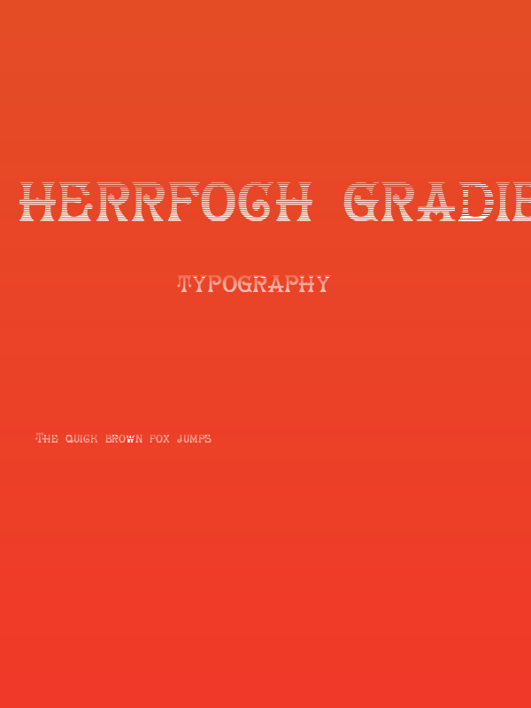 HerrFoch Gradient Poster