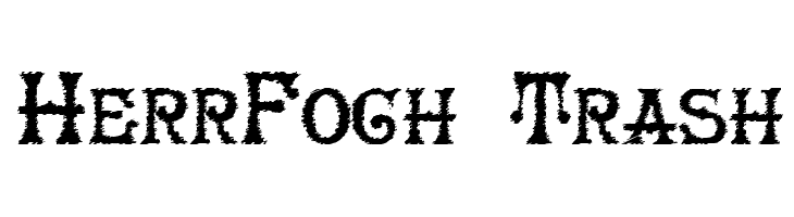 HerrFoch Trash  Скачать бесплатные шрифты
