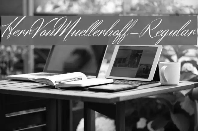 HerrVonMuellerhoff-Regular Font examples