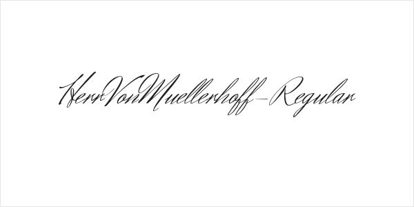 HerrVonMuellerhoff-Regular Logo