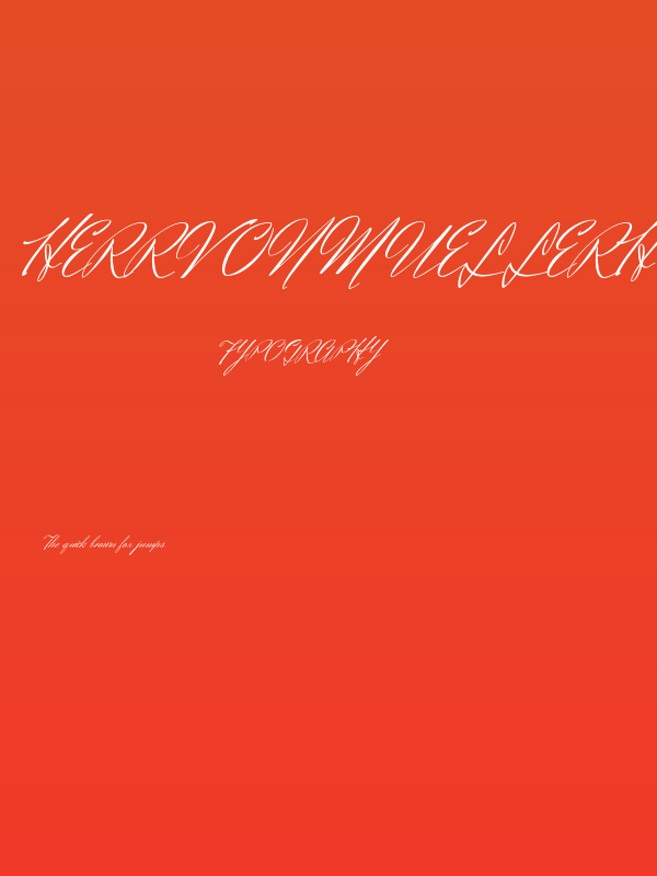 HerrVonMuellerhoff-Regular Poster