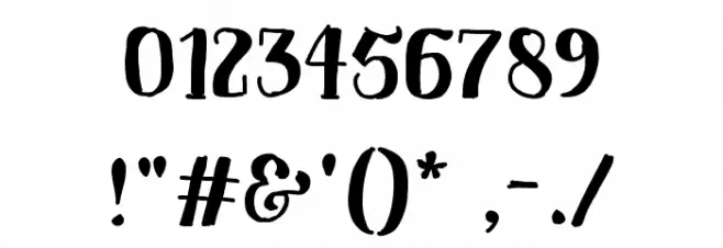 Herradura Font OTHER CHARS