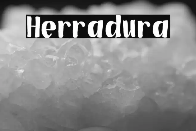 Herradura Font examples