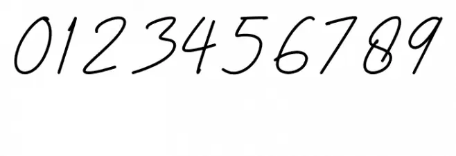 Herstton Signature Italic Font OTHER CHARS