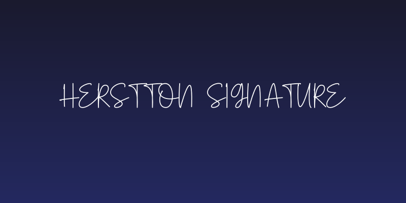 Herstton Signature Social Header
