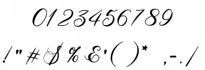 Hertina Font OTHER CHARS