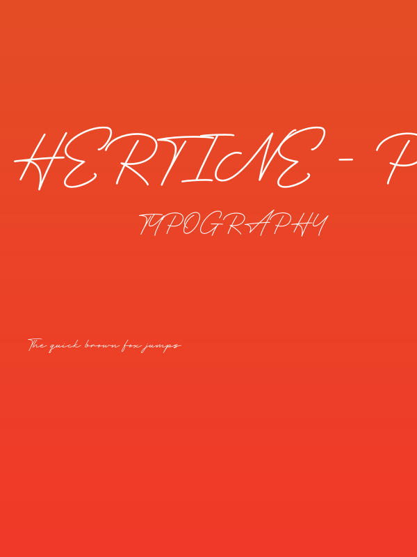 Hertine - Personal Use Poster