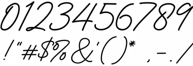 Hertine Font OTHER CHARS