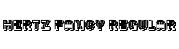 Hertz Fancy Regular  Скачать бесплатные шрифты