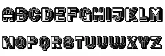Hertz Fancy Regular Schriftart Groß
