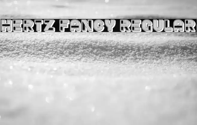 Hertz Fancy Regular Font examples