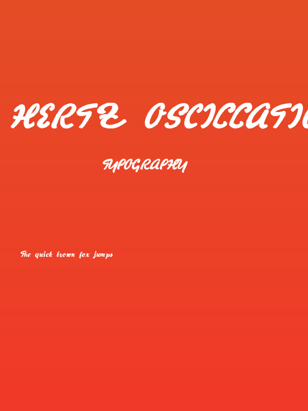 Hertz Oscillations Poster