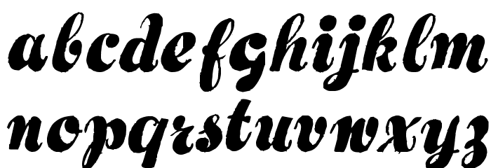Hertz Oscillations Font LOWERCASE